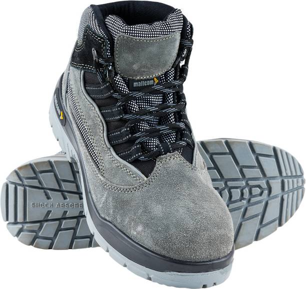 Mallcom Steel Toe Grain Leather Safety Shoe