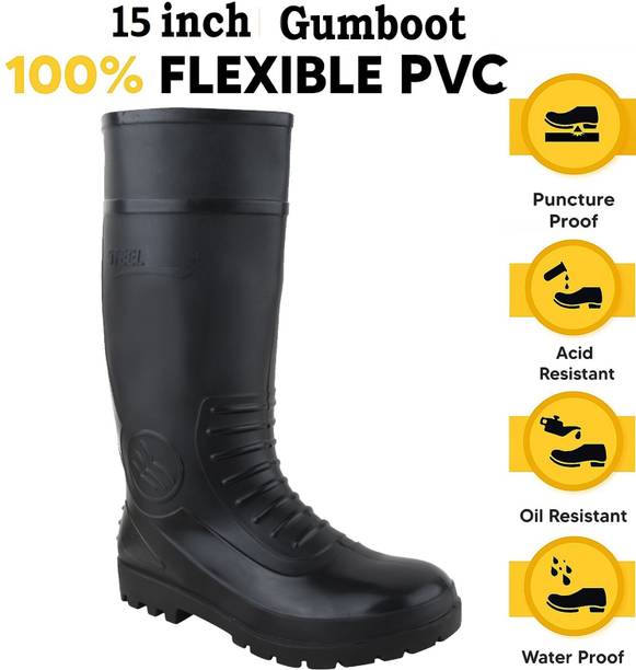 Elecant Fiber Toe PVC Safety Shoe