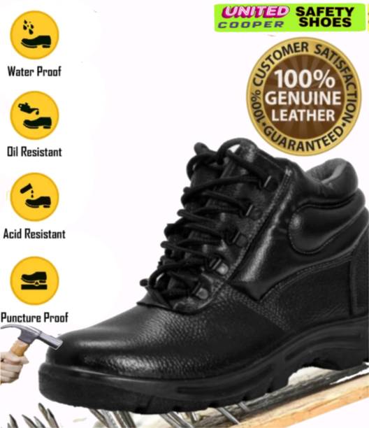UNITED COOPER Steel Toe Leather Safety Shoe
