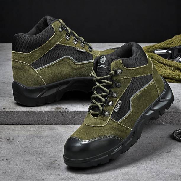 Ozarro Steel Toe Suede Safety Shoe