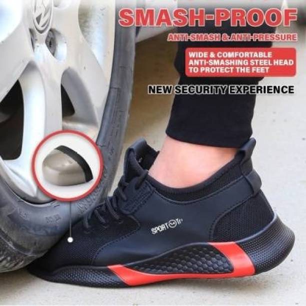 Alferno Steel Toe Mesh Safety Shoe