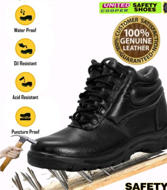 UNITED COOPER Steel Toe Leather Safety Shoe