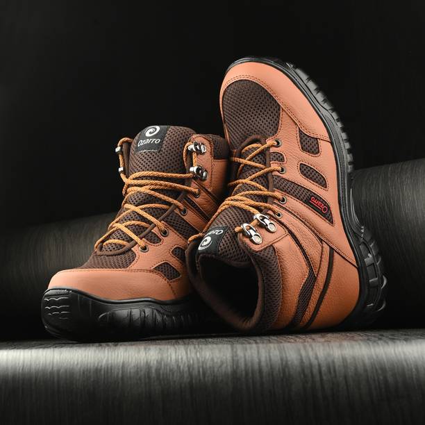Ozarro Steel Toe Genuine Leather Safety Shoe