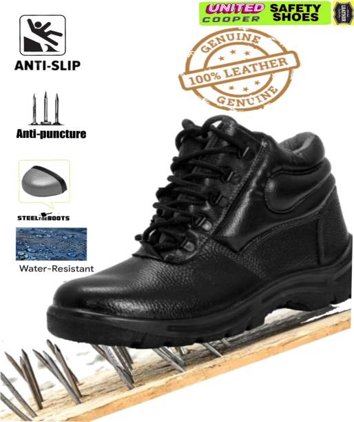 UNITED COOPER Steel Toe Leather Safety Shoe