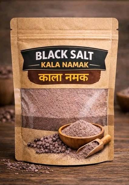 NatureGrocery Rock Black Salt Powder Kala Namak Non-Iodized for Weight Loss & Healthy Cooking Black Salt