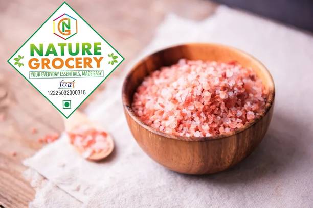 NatureGrocery Himalayan Pink Salt – Natural, Mineral-Rich Rock Salt for Daily Use Himalayan Pink Salt