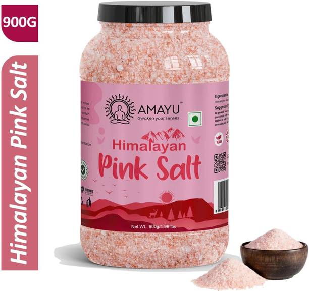 AMAYU Himalayan Pink Rock Salt | Mineral Rich | Namak Powder Himalayan Pink Salt