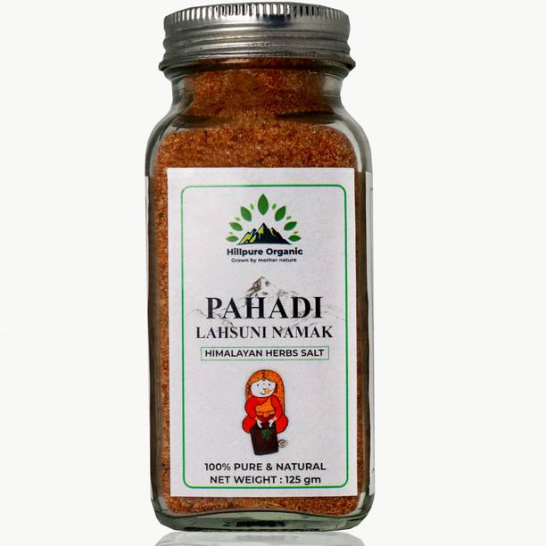 Hillpure Organic PAHADI LAHSUNI NAMAK (Himalayan Herbs Salt) Himalayan Rock Salt