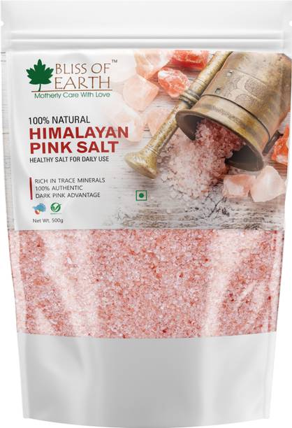 Bliss of Earth Himalayan Pink Salt Non Iodised Rock Salt For weight management &Healthy Cooking Himalayan Pink Salt