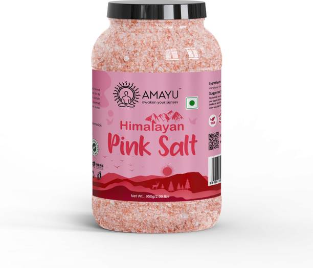अमायु Himalayan Pink Rock Salt | Mineral Rich | Namak Powder
