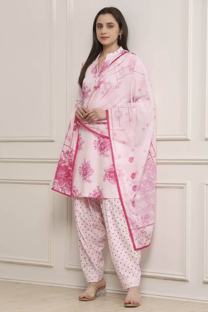 Printed Kurta, Salwar & Dupatta Set