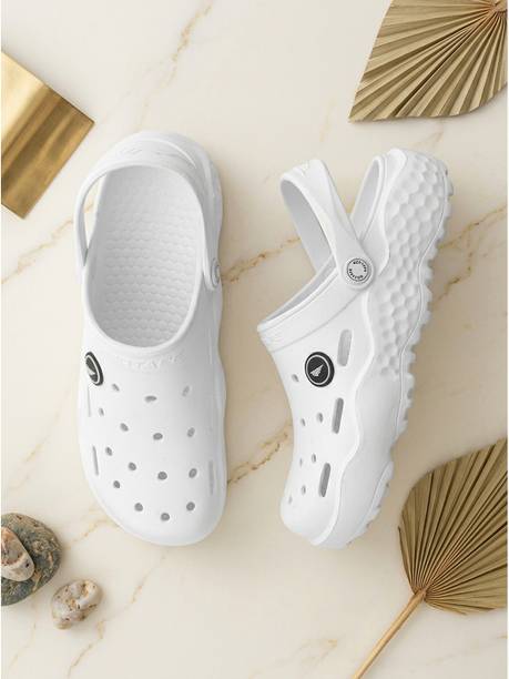 RED TAPE Men Clogs Sandal (White , 8)