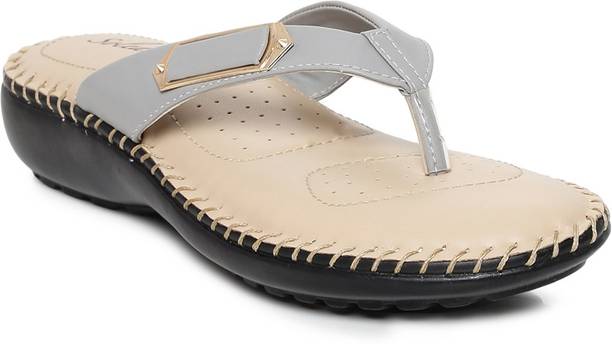 Women K6013L Stylish Lightweight Daily Durable Comfortable Formal Casuals Grey Wedges Sandal