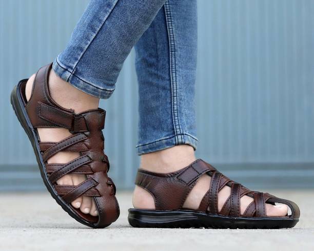 Men Brown Sandal
