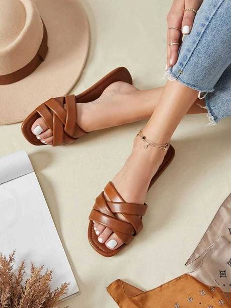 Women Stylish Flat Sandal / Slipper For Party & Wedding / Office Wear FlatsWomen Flats Sandal