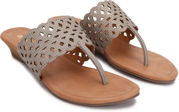 Bata Women Flats Sandal (Beige , 3)