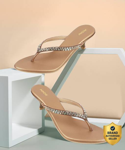 Women EmbellishedKitten Heels Sandal