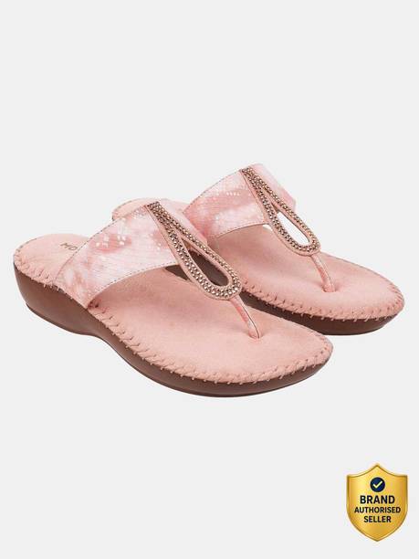 Women PinkEmbellishedEthnic Heels Sandal