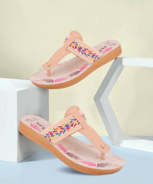 FLITE Women Flats Sandal (Beige , 5)