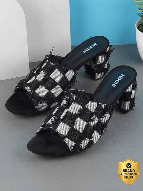 Women PrintedBlock Heels Sandal