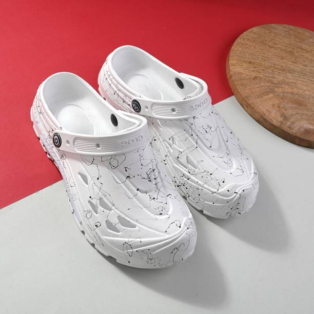 Women Stylish Comfortable Lightweight Regular Wear Women White Clogs White Clogs Sandal