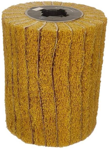 VOLTZ Drum Wheel Polisher Rollers (For VZ-MP650) 80 x 100mm & Grip -120+240 Non Woven Polisher Rollers For VZ-MP650 3.2 inch Detail Sander