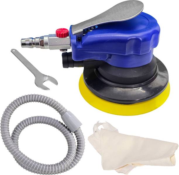Digital Craft Professional 5" Pneumatic Random Orbital Sander with Dust Collection Hose & Bag for Wood, Metal & Fiberglass 5 inch Random Orbital Sander