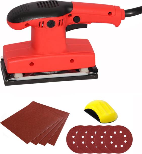 Digital Craft Orbital Sander 450W,4Pc Emery Paper,Hand Sanding Block New 7.2 inch Random Orbital Sander