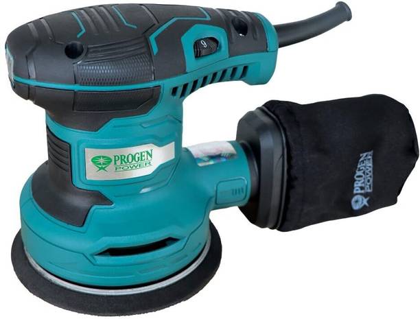 progen 9325HG 450 W, Copper Armature, 13000RPM with Variable Speed Control & Dust Collection 5 inch Random Orbital Sander