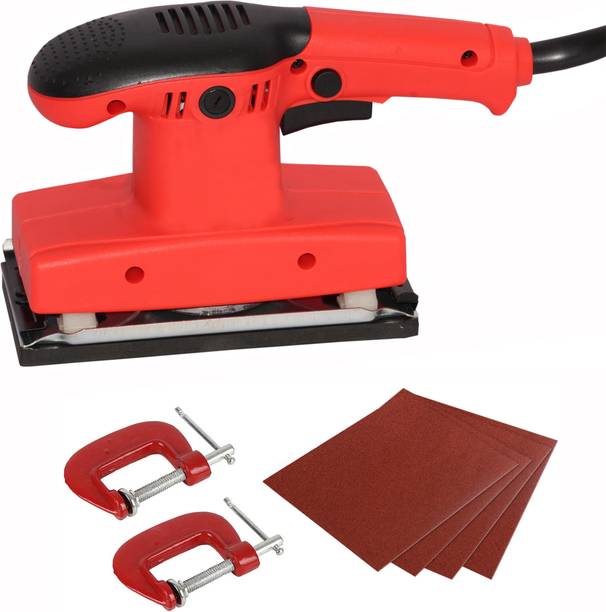 Digital Craft 450W Orbital Sander with 2" G Clamp and 4-Piece Emery Paper Set New 7.2 inch Random Orbital Sander