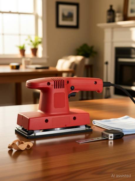 Digital Craft Electric sander Soft Grip Random Orbit Sanders Square Sanding Grinding Machine Random Orbit wood Wall Electric Polisher Sander Multifunction New 7.2 inch Random Orbital Sander