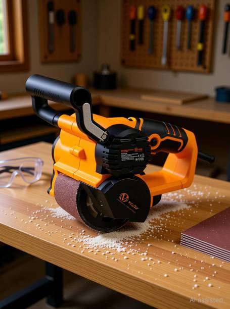 VOLTZ VZ-MP650 650W Polisher for Wood, Buffing & Paint Removal Kit VZ-MP650 3.2 inch Belt Sander
