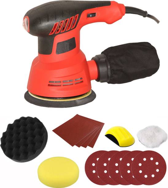 Digital Craft 5" Rotary Sander Machine,2 IN 1 Sponge Wheel,4 IN 1 Sanding Polishing Kit Wood Metal 125 inch Random Orbital Sander