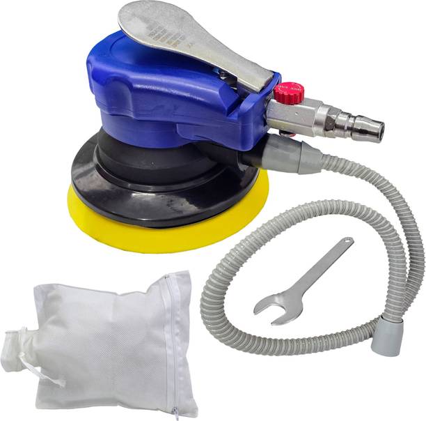 Digital Craft 5" Air Random Orbital Sander with Hose & Suction Bag, High Performance Pneumatic Sander for Fine Finishing Work 5 inch Random Orbital Sander