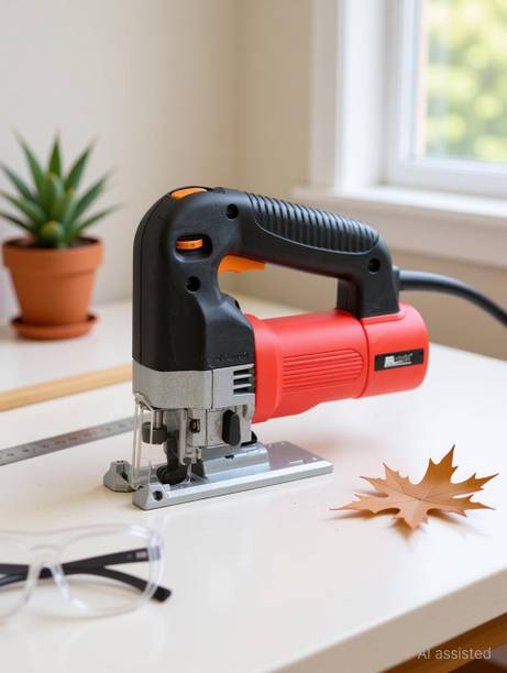 Digital Craft Jigsaw Machine 65MM 600W Pendulum Action Jig Saw Variable Speed Plus Free JIGSAW BLADES MATRIX MTX-JS60 2 inch Straight-line Sander