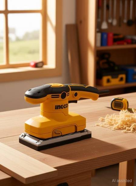 INGCO 220-240V 14000 RPM Finishing Sander FS3208 220-240V 14000 RPM Finishing Sander FS3208 7.08 inch Straight-line Sander