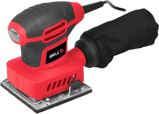 iBELL PS 24-14 Electric Palm Sander with Sand Paper and Dust collector 4 inch Disc Sander