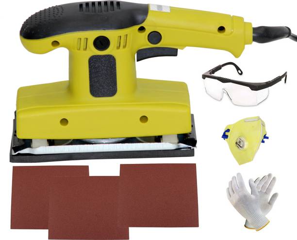 Digital Craft Electric Sander Machine Wood Orbital Sanding Polisher Furniture Metal Polishing Grinding Machine With Sandpapers 7.2 inch Random Orbital Sander