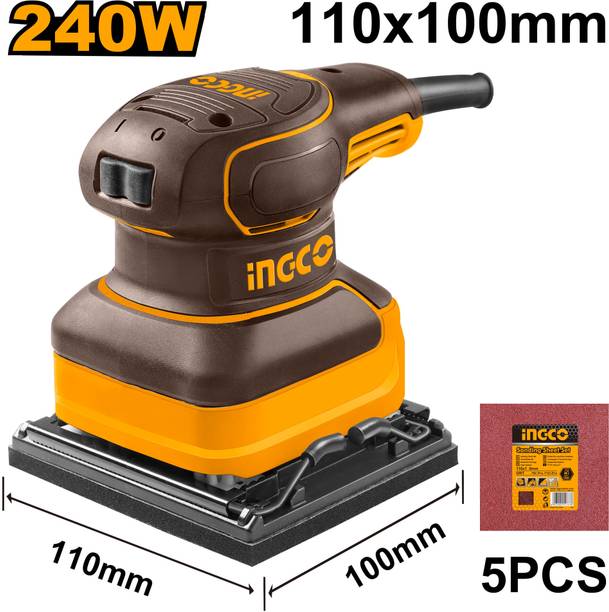 INGCO PS2416 Palm sander 4inch with 5 Pcs sand papers INGCO PS2416 Palm sander 4inch with 5 Pcs sand papers 4 inch Oscillating Spindle Sander