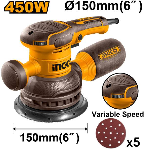 INGCO RS4516 Rotary sander 6 inch Straight-line Sander