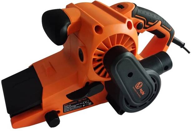 VOLTZ VZ-BS1150 1150W Corded Wood Belt Sander 3"x21" with Dust Bag Orange/Blac VZ-BS1150 Wood Grinder Sander (Corded Electric, 1150W,Orange/Black) 3 inch Disc Sander