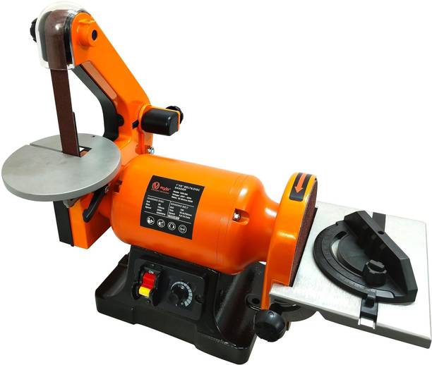 VOLTZ VZ-VDS-550 Electric Belt Grinder Sander (25 x 762 mm) Electric Belt & Disc (150mm) Sander 550W Grinder Polisher 2000-2850RPM 6 inch Disc Sander