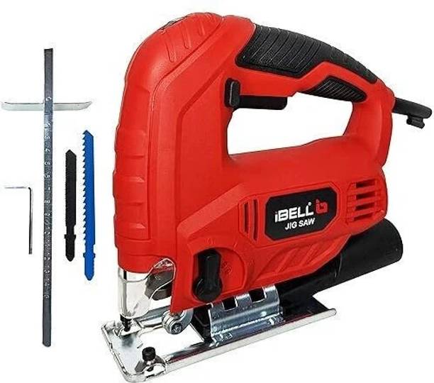 iBELL JS10-65 JIG Saw, Copper Armature, 3000RPM 65mm with Variable Speed Control Professional Jig Saw, 650W Corded Electric Jigsaw with Variable Speed, 2.5 inch Straight-line Sander