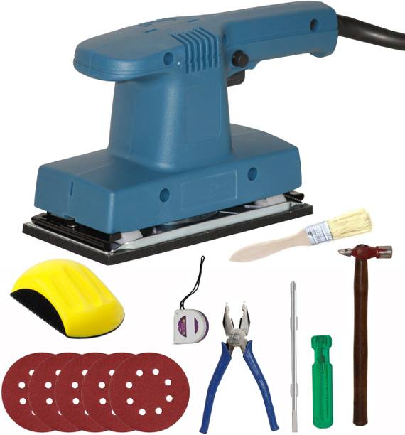 Digital Craft 200W Sander Polishing Machine with 4 Utility Tools and Hand Sanding Block New 7.2 inch Random Orbital Sander