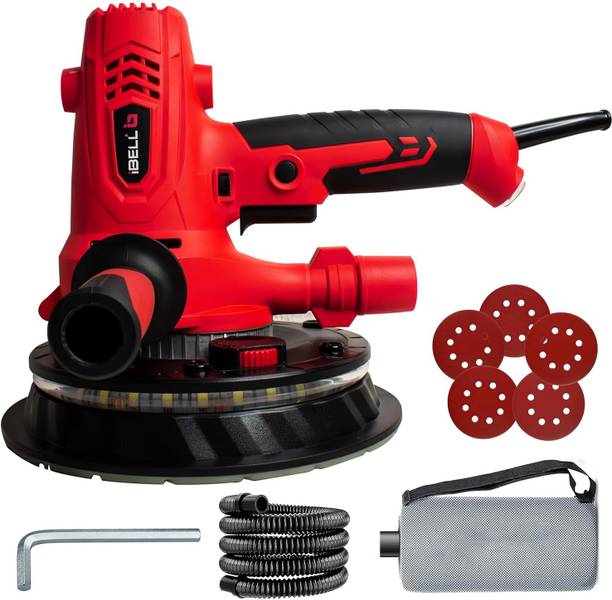 iBELL IBL DS80-70 Dry Wall Sander 800W, Variable Speed, LED Light & 8-Hole Vacuum Support 7 inch Random Orbital Sander