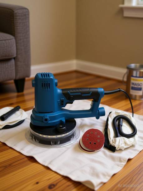 Mass Pro 180mm Round Electric Drywall Sander 750w 2700RPM , Vacuum & LED Light With Attachments DSF02-180 7 inch Random Orbital Sander