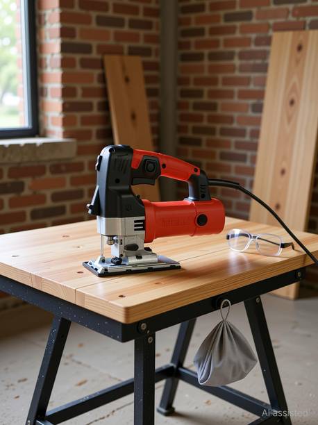 iBELL JS10-70- JIGSAW,700W,500-3000SPM , Professional Corded Electric Jig Saw, Copper Armature, 500-3000Spm 65mm, 3 inch Straight-line Sander