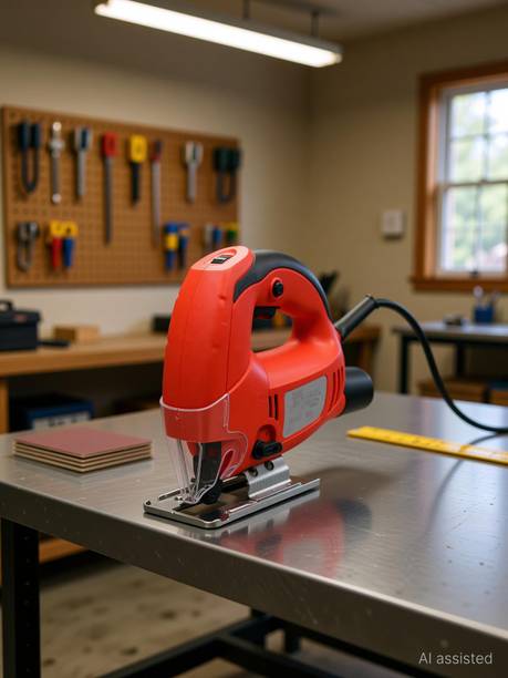 BROKE BRAND 600W Electric Jigsaw Cutting Machine | 4-Inch Blade | Tile, Wood & Metal Cutting 600W Electric Jigsaw Cutting Machine | 4-Inch Blade |Tile, Wood & Metal Cutting| 4 inch Straight-line Sander