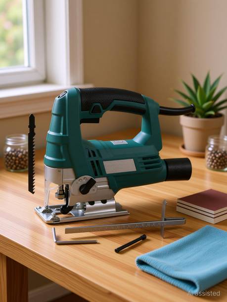 Digital Craft Professional 650W Jigsaw Machine – 2800RPM, 70mm Cut Depth, Straight- Line 2.7" Sander – Versatile Power Tool for Woodworking & Metal Cutting 2.7 inch Straight-line Sander