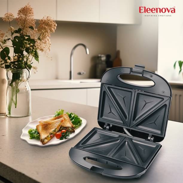 Eleenova Supreme Sandwich Maker with Fixed Grill Plates Toast Sandwich Maker